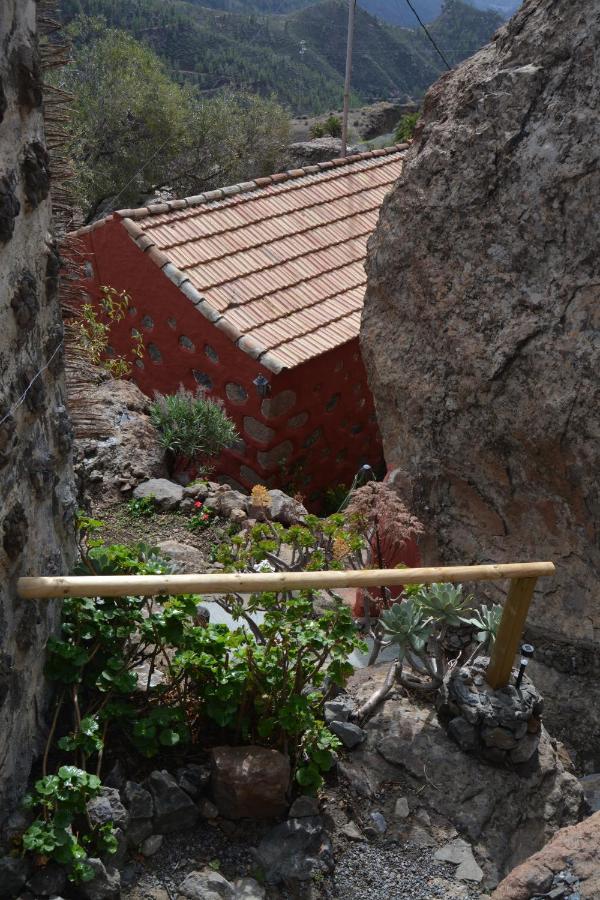 Casa Cueva El Pedregal Tejeda Villa Dış mekan fotoğraf