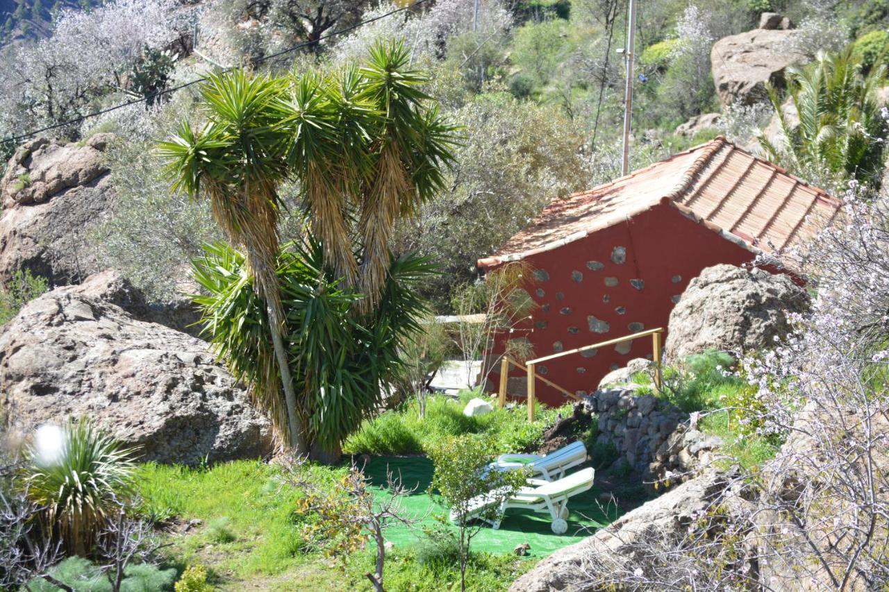 Casa Cueva El Pedregal Tejeda Villa Dış mekan fotoğraf