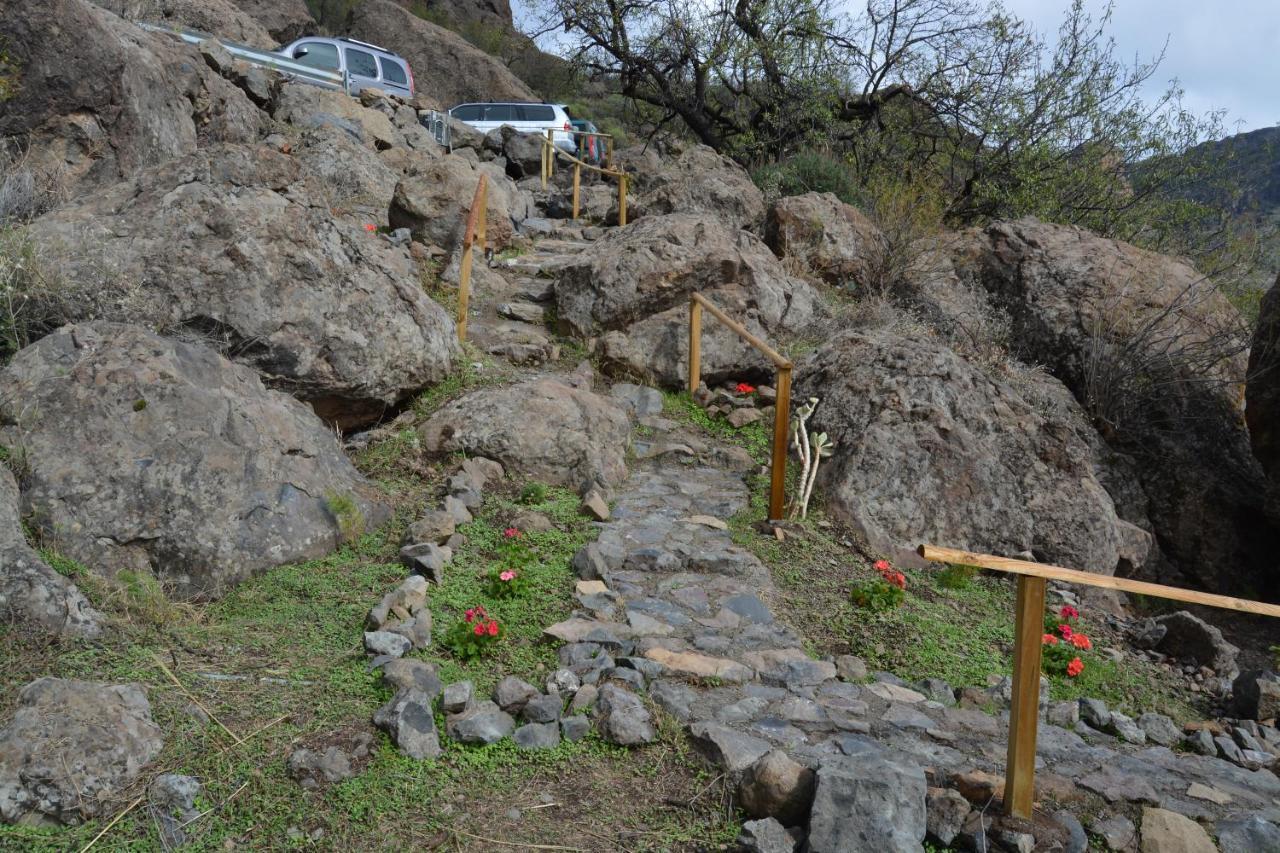 Casa Cueva El Pedregal Tejeda Villa Dış mekan fotoğraf
