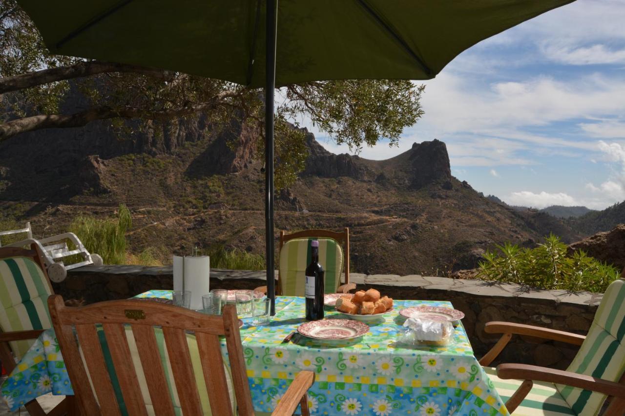 Casa Cueva El Pedregal Tejeda Villa Dış mekan fotoğraf