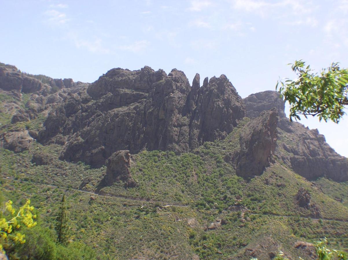 Casa Cueva El Pedregal Tejeda Villa Dış mekan fotoğraf